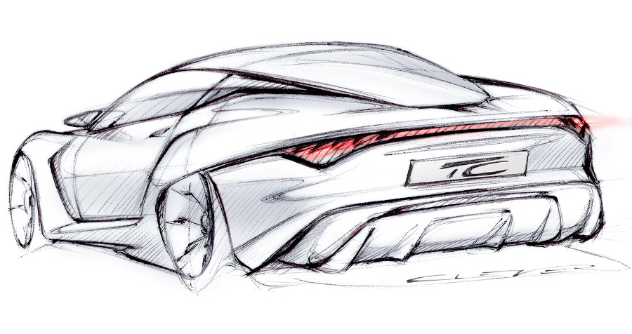 Elektro Sportwagen Lampo� von Protoscar. Das Design stammt von dem Designer Thomas Clever. 